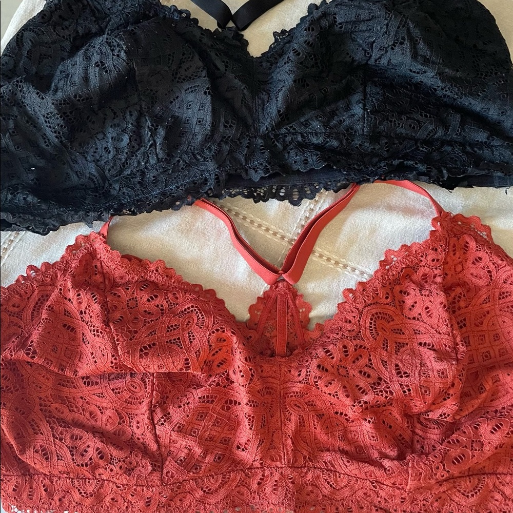 Auden Lace Racerback Bralettes 4x